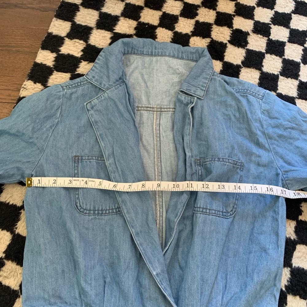 VINTAGE DENIM ROMPER - Picture 6 of 7